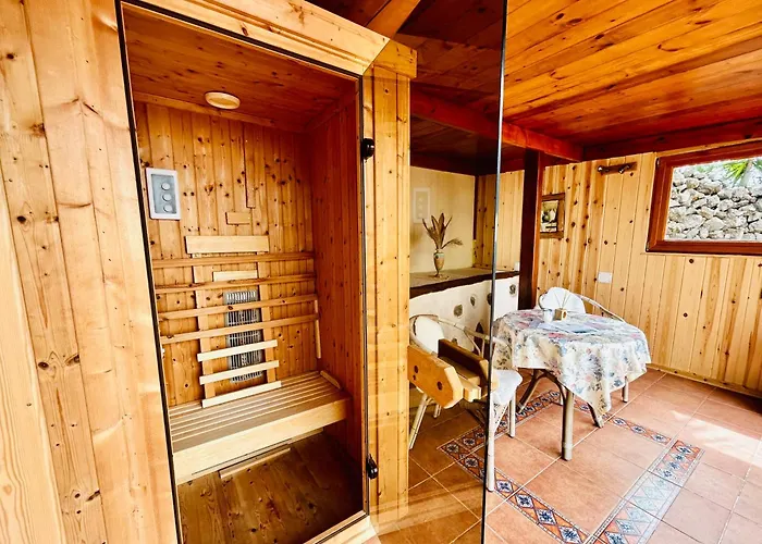 Tenerife - Authentisches Kanarisches Haus Mit Traumblick, Tropischem Garten Und Sauna بيت للعطل