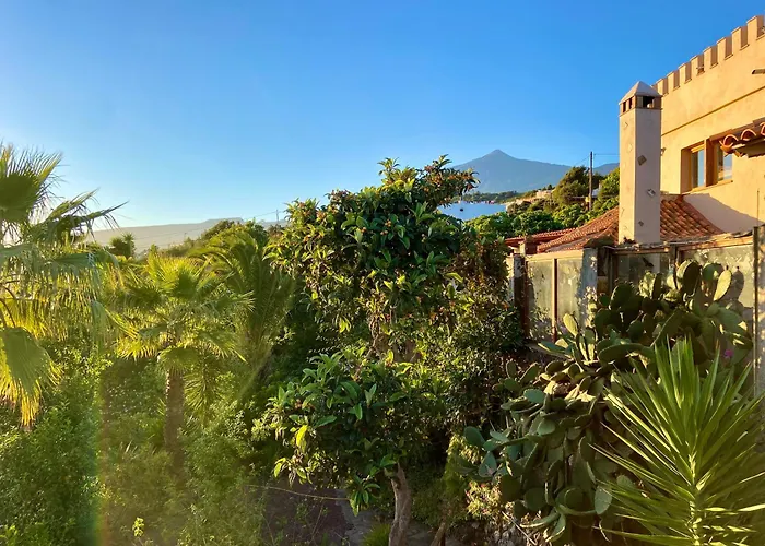 度假居 Tenerife - Authentisches Kanarisches Haus Mit Traumblick, Tropischem Garten Und Sauna *