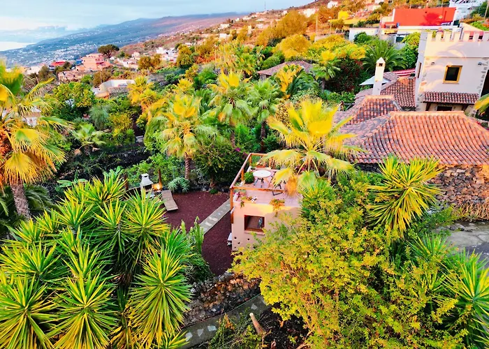 度假居 Tenerife - Authentisches Kanarisches Haus Mit Traumblick, Tropischem Garten Und Sauna
