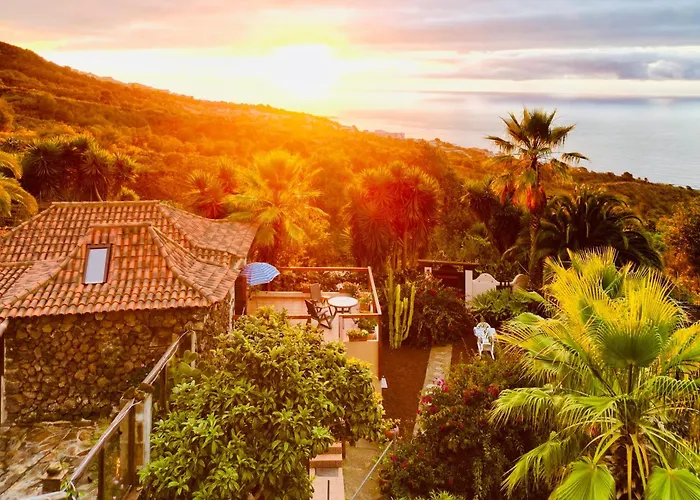 度假居 Tenerife - Authentisches Kanarisches Haus Mit Traumblick, Tropischem Garten Und Sauna *